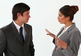 Man and Woman Talking